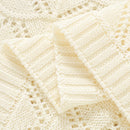 Manta em Tricot Tamanho: 90X70 cm