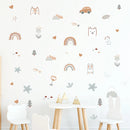 Adesivos de Parede Arco-Íris Boho