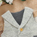 Conjunto Colete e Macacão em Tricot - 2pçs