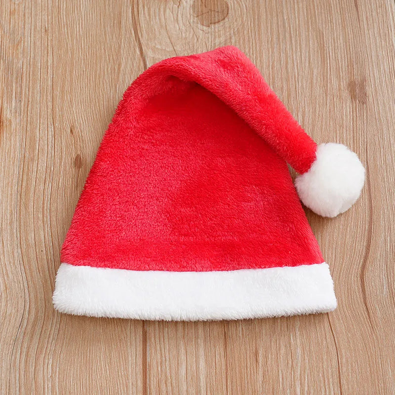 Vestido Natalino Manga Longa + Gorro - 2pçs