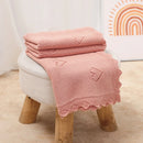 Manta em Tricot Tamanho: 90X70 cm