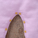 Conjunto Macacão Manga Longa em Tricot e Faixa de Cabeça- 2pçs