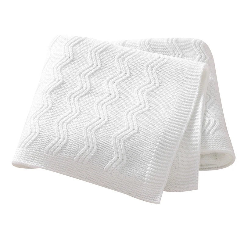 Manta em Tricot Tamanho: 100X80 cm