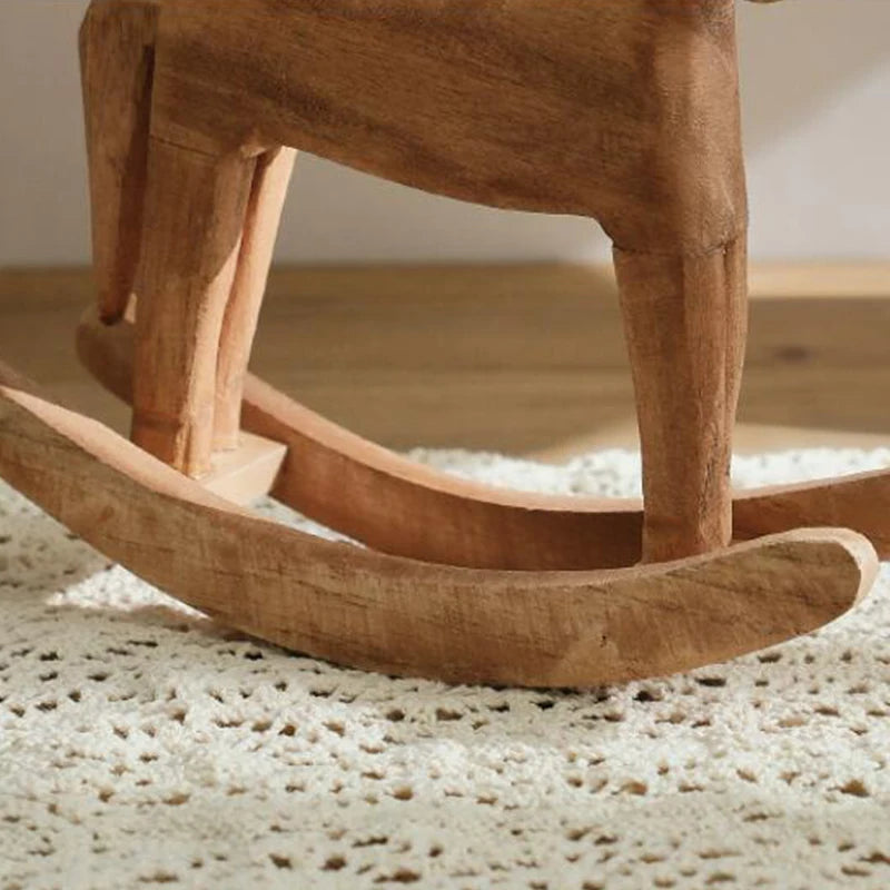 Cavalo de Balanço de Madeira