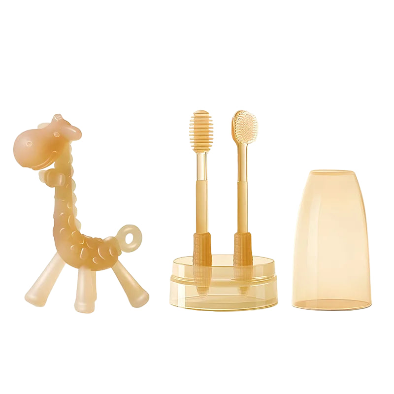 Escova de Dentes de Silicone com Cerdas Macias