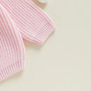 Casaco Suéter Manga Longa em Tricot