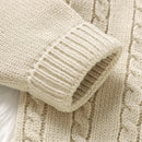 Conjunto Casaco Suéter e Calça em Tricot - 2pçs