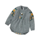 Macacão Manga Longa em Tricot