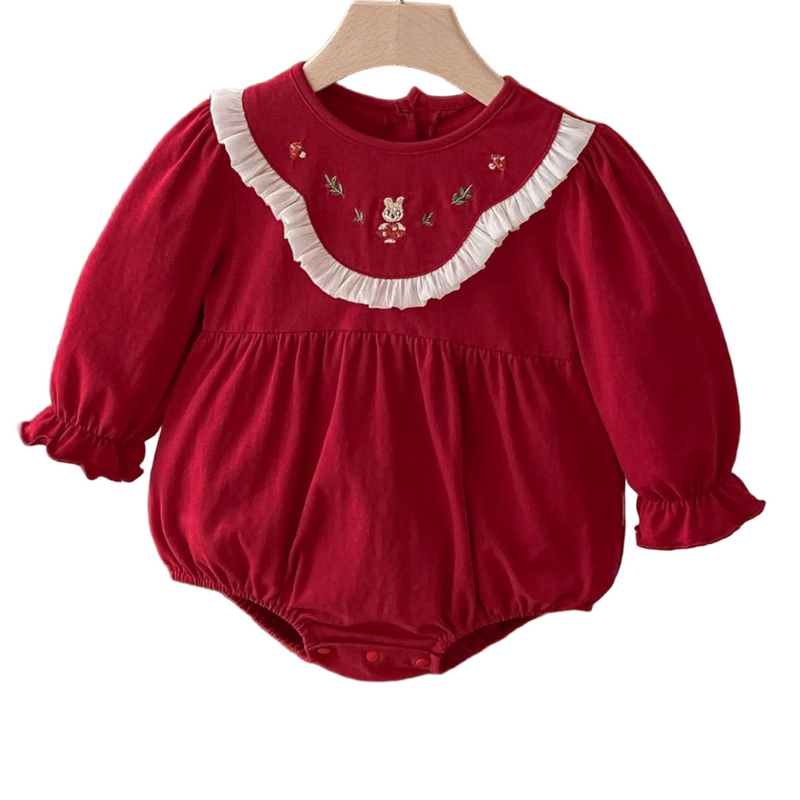 Macacão Natalino Manga Longa