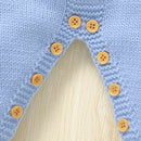 Conjunto Macacão Manga Longa e Touca em Tricot - 2pçs