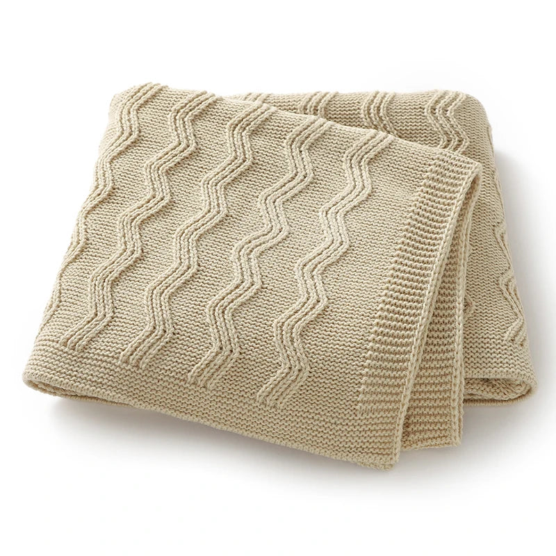 Manta em Tricot Tamanho: 100X80 cm