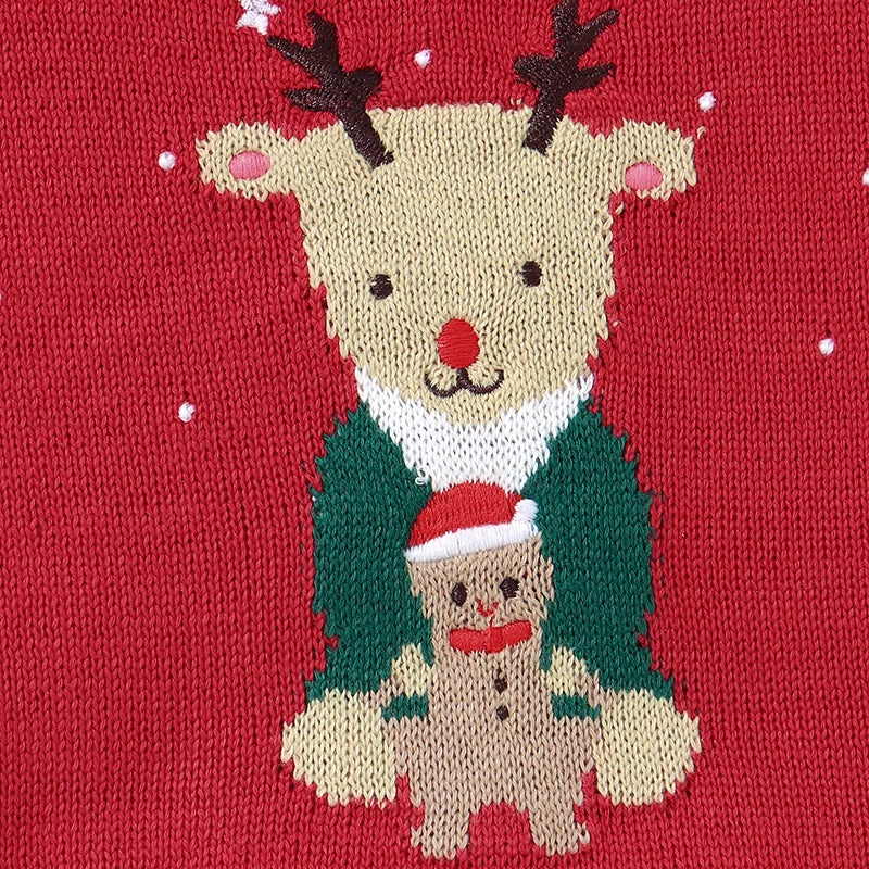 Macacão Natalino em Tricot