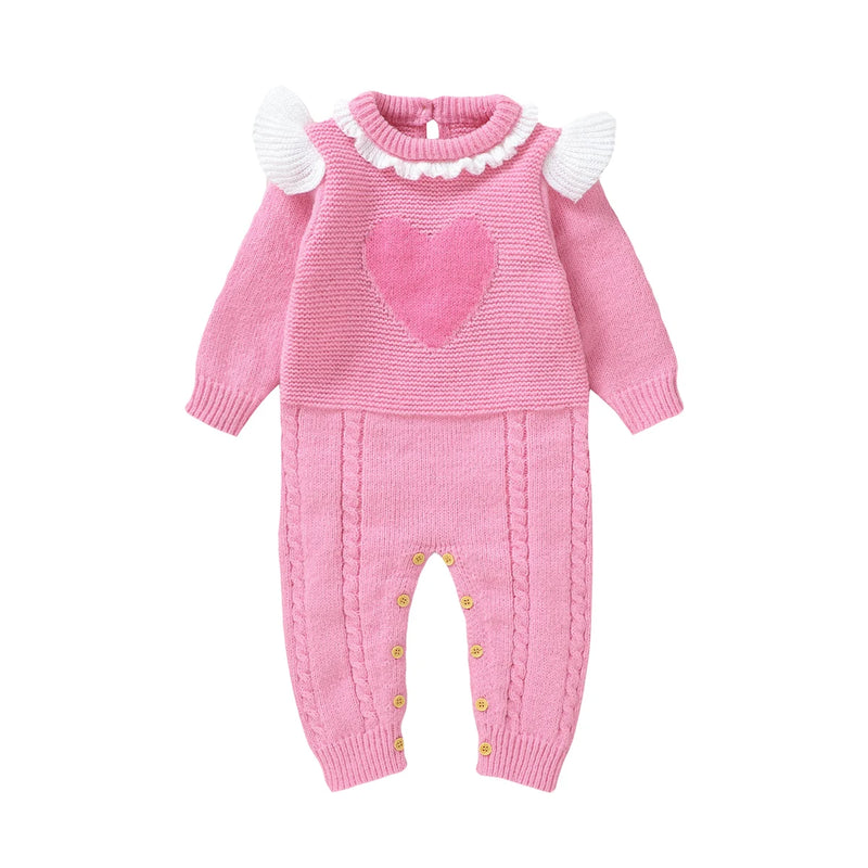 Macacão Manga Longa em Tricot