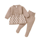 Conjunto Casaco e Calça em Tricot