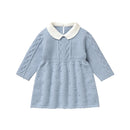 Vestido Manga Comprida em Tricot