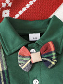 Conjunto Macacão Xadrez e Chapéu - 2pçs