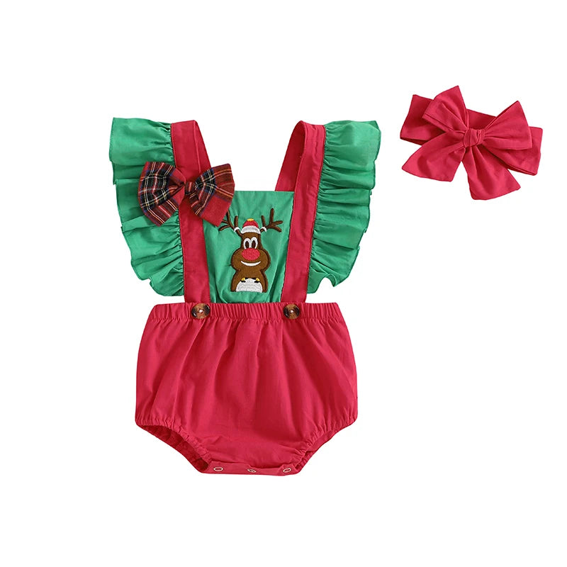 Conjunto Romper e Faixa de Cabeça - 2pçs