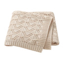 Manta em Tricot Tamanho: 90X70 cm