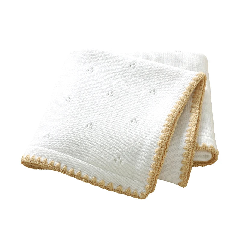 Manta em Tricot Tamanho: 90X70 cm