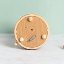 Caixa de Música em Madeira Giratória