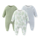 Kit com 3 Macacões Manga Longa - Menino