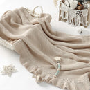 Manta em Tricot Tamanho: 100X80 cm