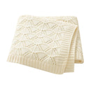 Manta em Tricot Tamanho: 90X70 cm