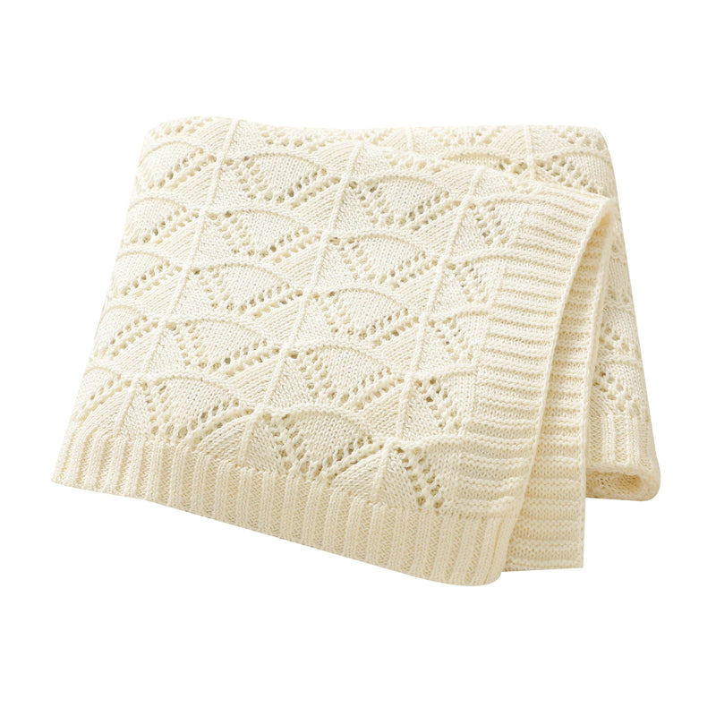 Manta em Tricot Tamanho: 90X70 cm