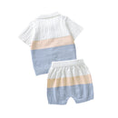 Conjunto Pulôver e Shorts em Tricot - 2pçs