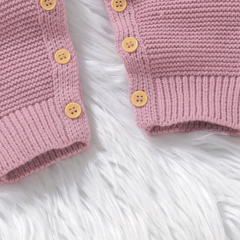 Conjunto Macacão Manga Longa e Touca em Tricot - 2pçs