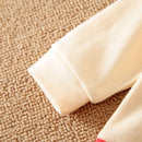 Macacão Natalino Manga Longa Listrado