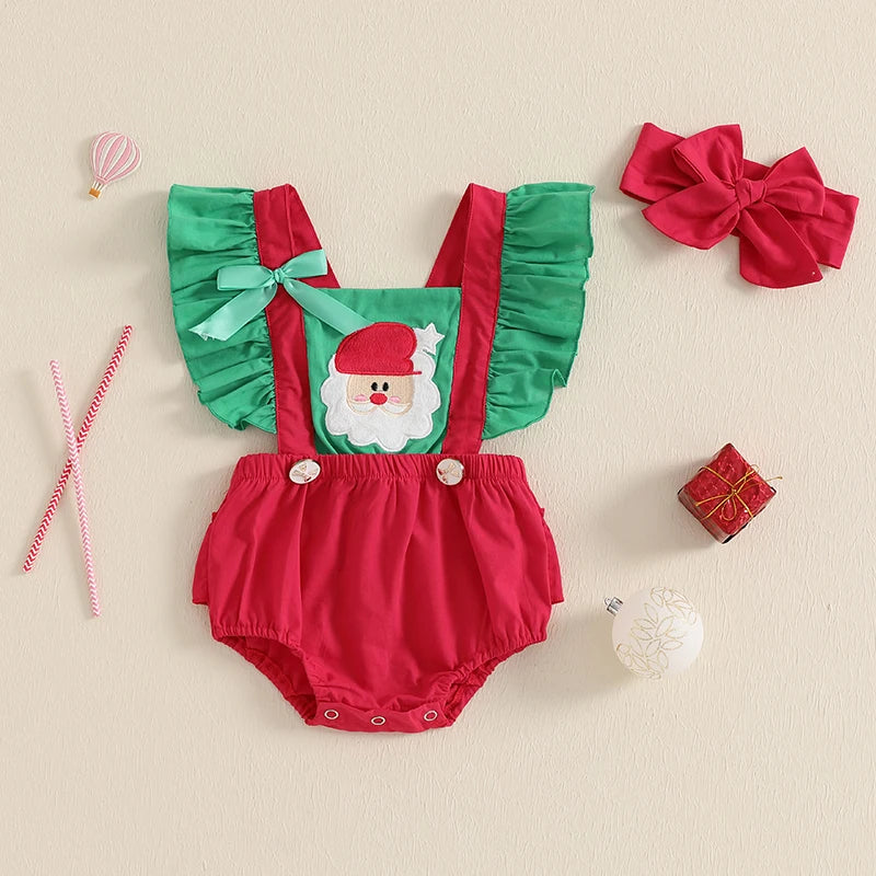 Conjunto Romper e Faixa de Cabeça - 2pçs