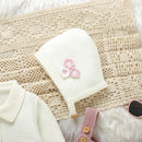 Conjunto Casaco, Vestido e Chapéu em Tricot - 3pçs