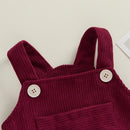 Macacão em Veludo Cotelê