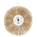 Arte de Parede com Cabeça de Animal em Macramê