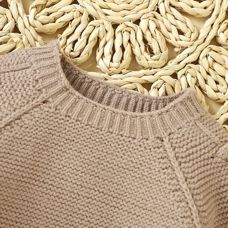 Macacão Curto em Tricot com Manga Longa