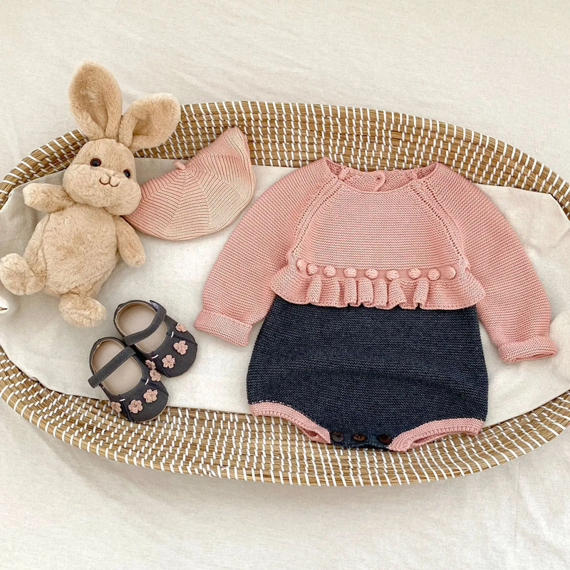 Macacão Manga Longa em Tricot