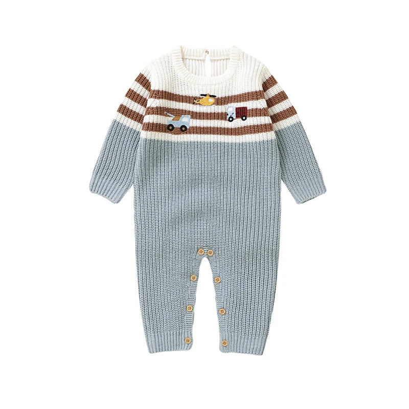 Macacão Manga Longa em Tricot