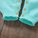 Macacão Listrado Manga Longa em Tricot