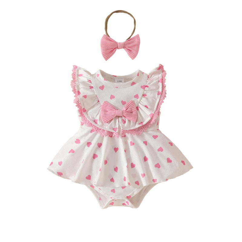 Conjunto Vestido e Faixa de Cabeça - 2 pçs