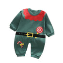 Macacão Natalino de Manga Longa