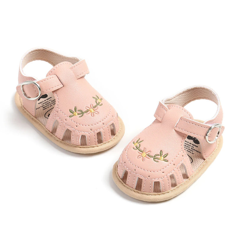 Sandália Infantil Floral