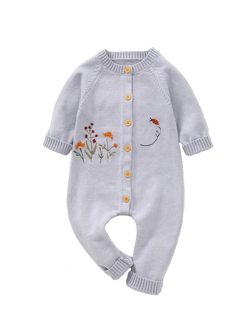 Macacão Manga Longa em Tricot