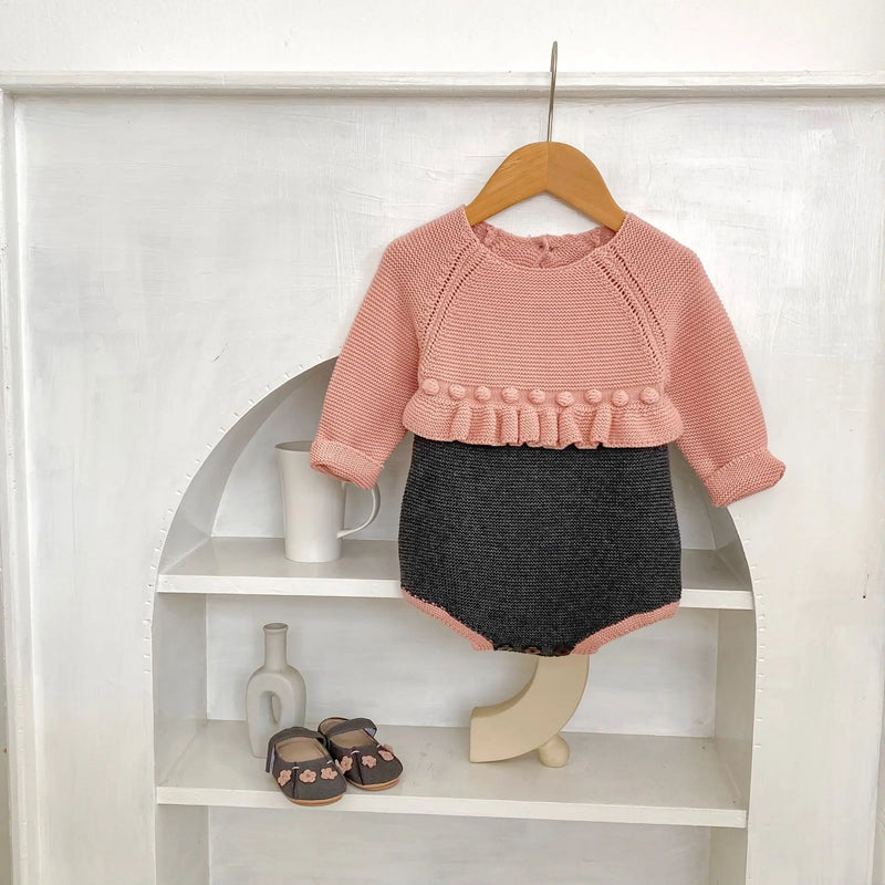 Macacão Manga Longa em Tricot