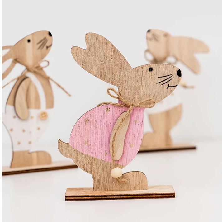 Enfeite de Coelho em Madeira