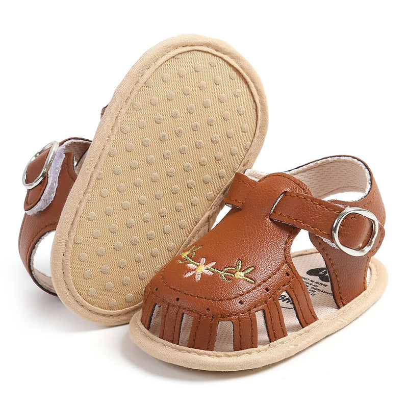 Sandália Infantil Floral