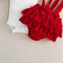 Conjunto Body + Calcinha Suspensa + Faixa de Veludo - 3pçs