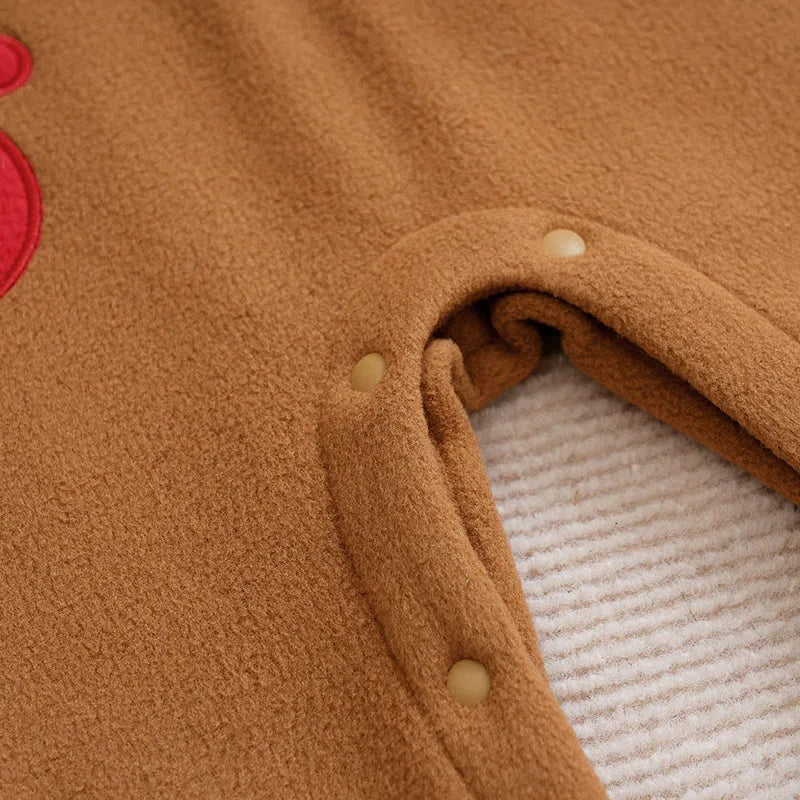 Macacão de Manga Comprida com Capuz