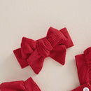 Macacão de Natal em Veludo com Detalhes em Bordado