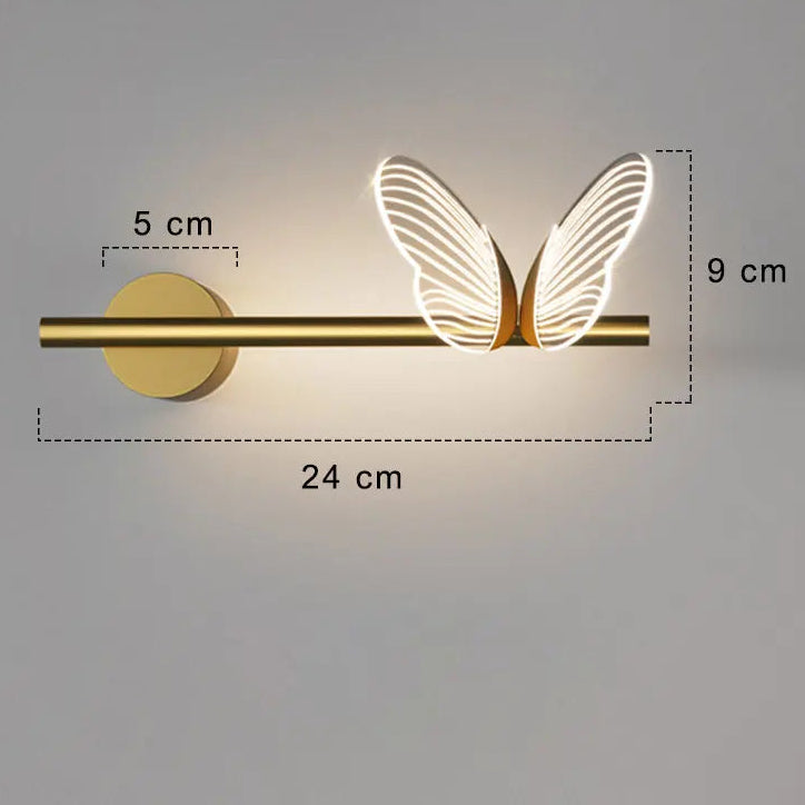 Luminária de Parede LED Borboleta